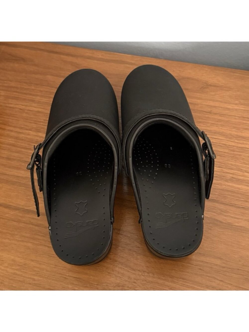 Dansko Ingrid Women's Clogs Open Back Black Oiled Leather Size 38 Comfort - Picture 12 of 12